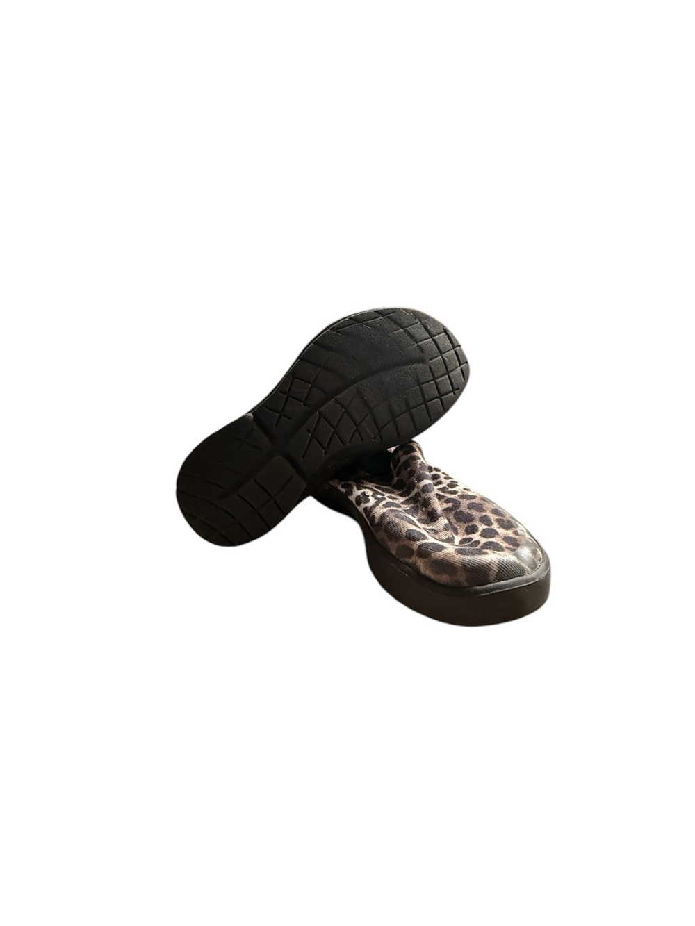 Oofos Leopard Print Slip-On Women's Shoes - Picture 5 of 6